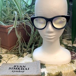 NWT Ryan Simkhai blue ray 3.0 computer frames navy